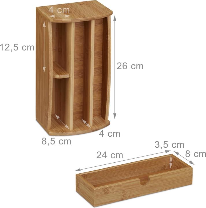 Actual product image Relaxdays Desk organizer