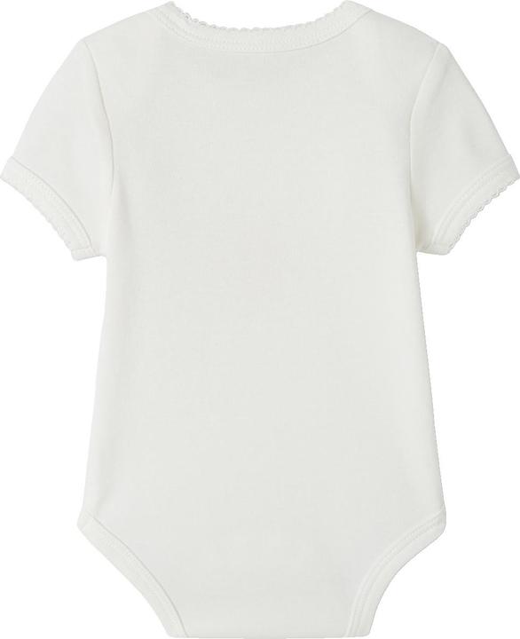 Actual product image Vertbaudet 3er-Pack mitwachsende Baby Schlupfbodys, Bio-Baumwolle Oeko-Tex (56)