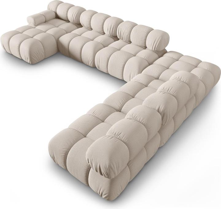 Actual product image Micadoni Modular Panoramic Right Corner Sofa, "Bellis", 7 Seats, 376x282x70Made in Europe (Sofa landscape)