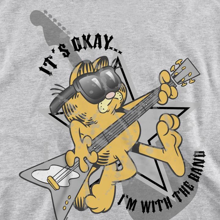 Immagine prodotto Garfield I'm with the Band Felpa Adulto Unisex (L)