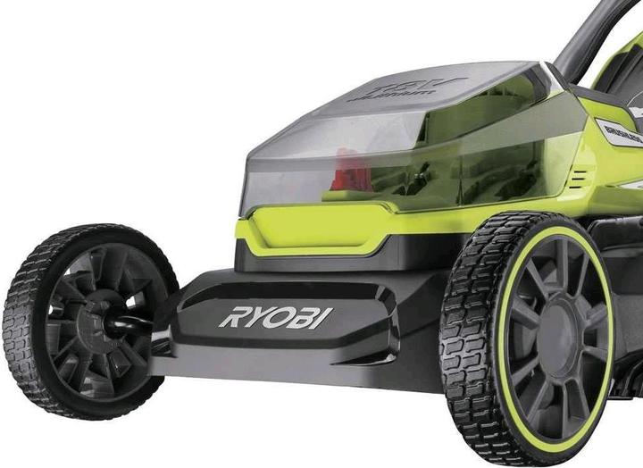 Actual product image Ryobi Cordless lawn mower2x18V4Ah, cutting width 40 cm (Rechargeable battery operated)