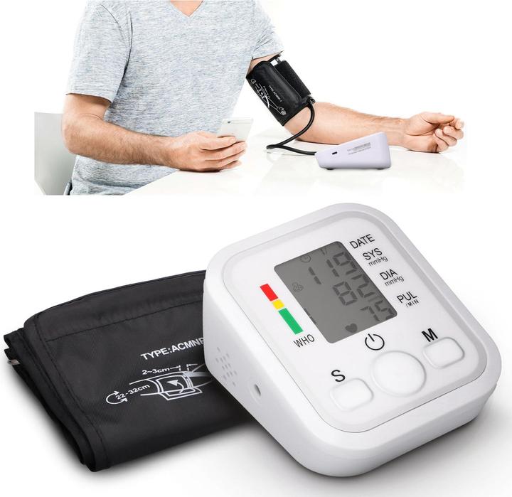 Immagine prodotto Extralink Smart Life Ciśnieniomierz Naramienny K-4s Biały (Sfigmomanometro per braccio)