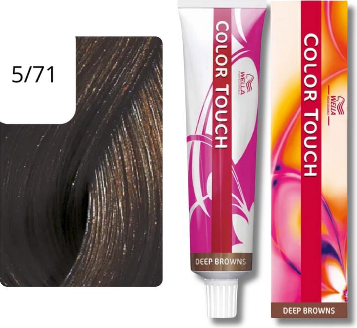Produktbild Wella Color Touch Deep Browns (5/71 hellbraun braun-asch)