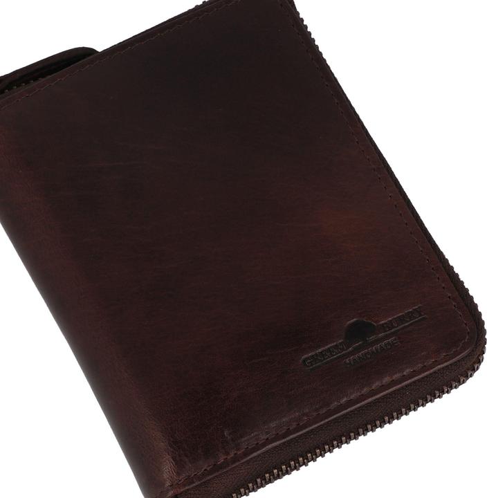 Actual product image Greenburry Newport Geldbörse RFID Schutz Leder 10 cm