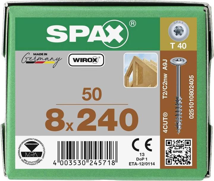 Produktbild Spax Holzbauschrauben (50 Schrauben pro Stück)