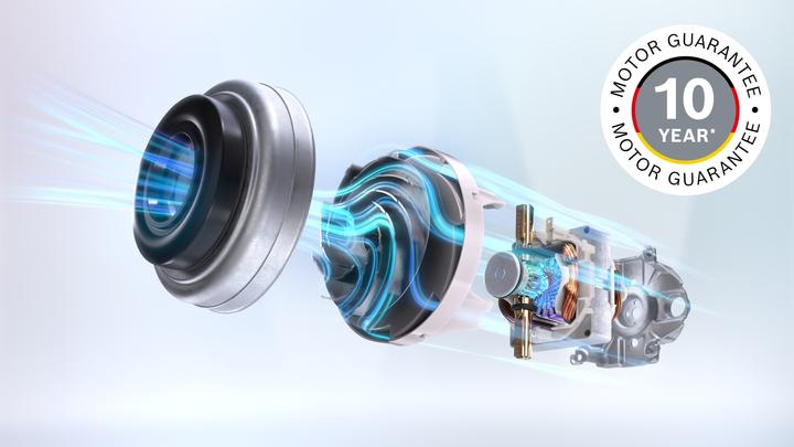 Actual product image Bosch Hausgeräte Series 6, Bagless Vacuum Cleaner, ProFamily, Blue, BGC41XFMLY