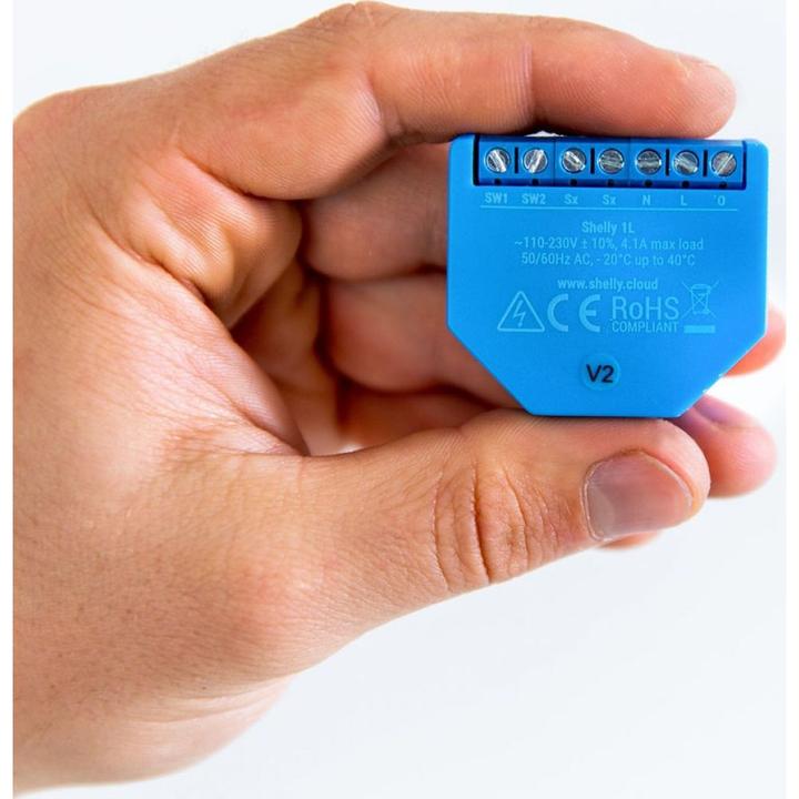 Actual product image Shelly WLAN switch actuator 1L WiFi relay