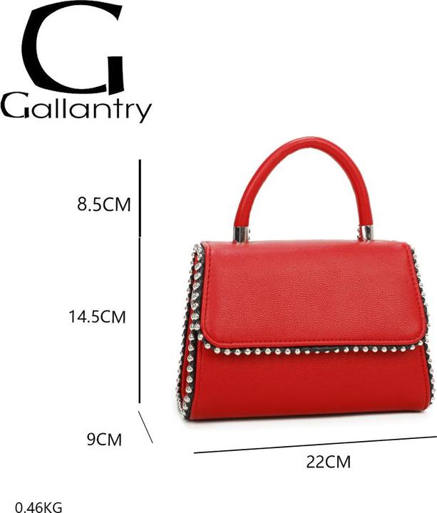 Actual product image Gallantry Elegancy handbag with studs (15 l)