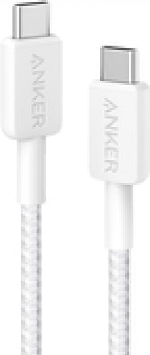 Image du produit Anker CABLE 322 USB-C A USB-C 0,9M 60W BLANCO (0.90 m, USB 3.2 Gen 1, 60 W)
