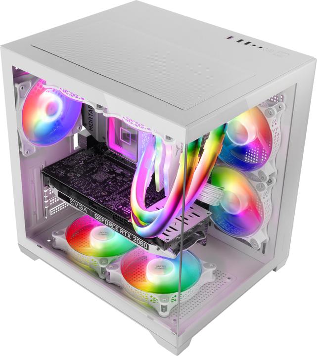 Actual product image Mars Gaming MC-VIEW2W (mATX, Mini-ITX)