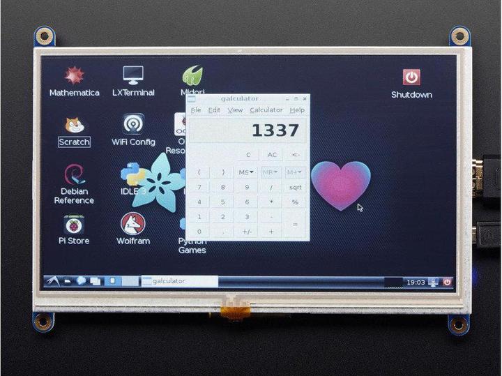 Actual product image Adafruit Monitor 7" (Display)