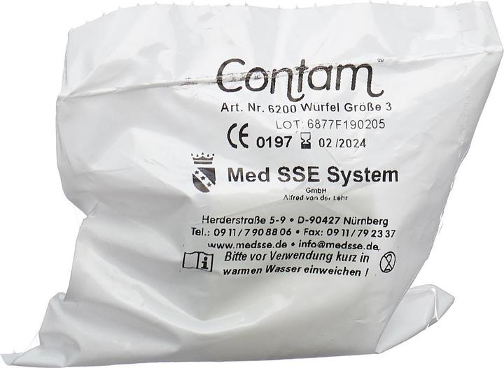 Contam Würfeltampon 42mm Grösse 3 (5 Stk) (5 x)