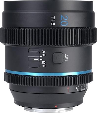 Produktbild Sirui 20AF133X-EB 20mm T1.8 AF Anamorphic Objektiv (Sony E-Mount, Blue Flare) (Sony E, APS-C / DX)