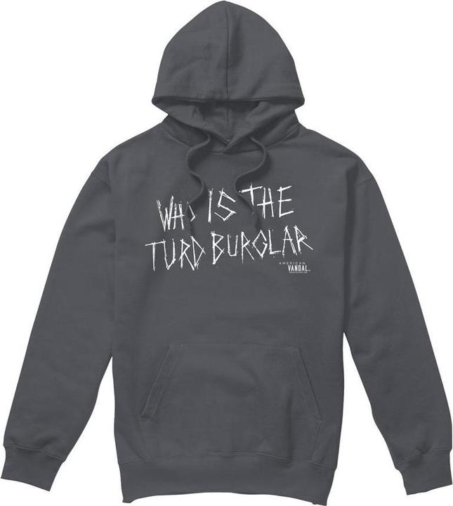 Immagine prodotto American Vandal Turd Burglar Felpa con Cappuccio Uomo (XXL)