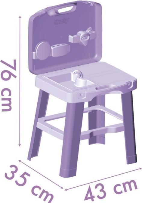 Actual product image Smoby Gabby's Dollhouse Mobile Play Kitchen (43 x 35 x 76 cm) - With 13 accessories - for children from