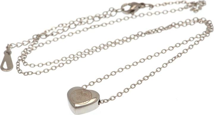 Immagine prodotto Celtic FC Collana con cuore in acciaio inossidabile (100% materiale sintetico)