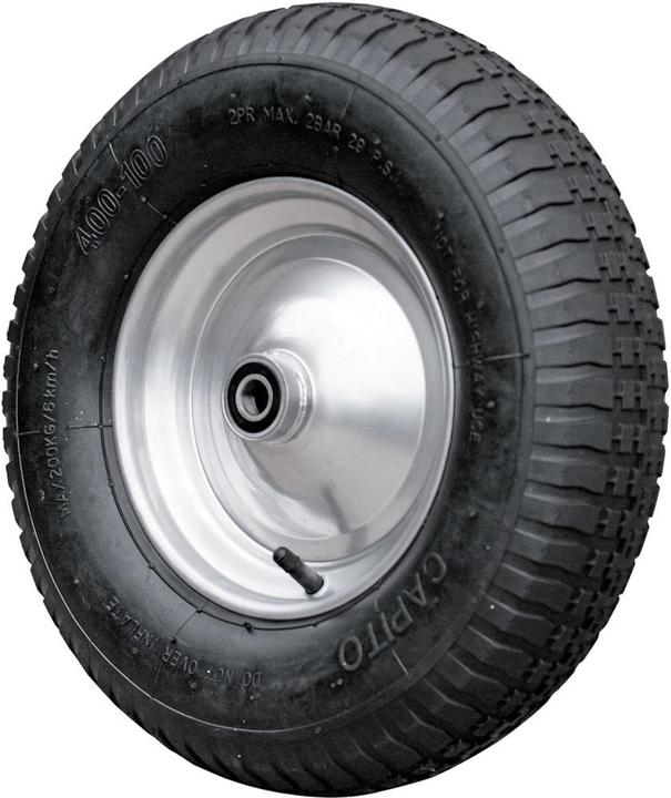 Produktbild Capito Luftrad 400/100 Kugell. 17mm Ø, mit Schraubachse
