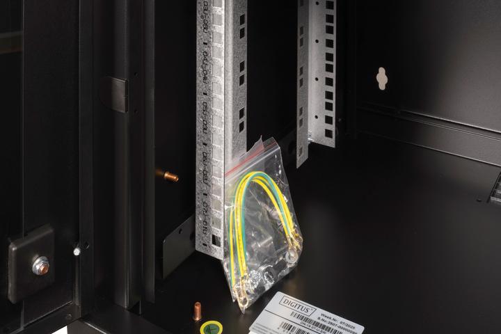 Produktbild Digitus 48,3cm 19Zoll Wandschrank 7HE schwarz Groesse HxBxT 420x600x450 mm (7 HE, 19 Zoll Rack)