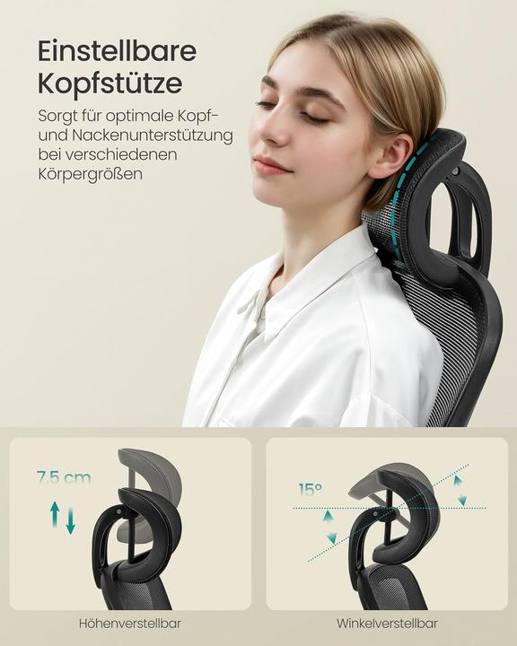 Immagine prodotto Songmics Ergonomischer Bürostuhl