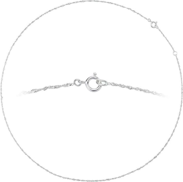 Bijouteria Silber-Halskette (Silber 925, 43 cm)
