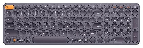 Actual product image Baseus Wireless Tri-Mode Keyboard K01B (Grey) (US, Wireless, Cable)