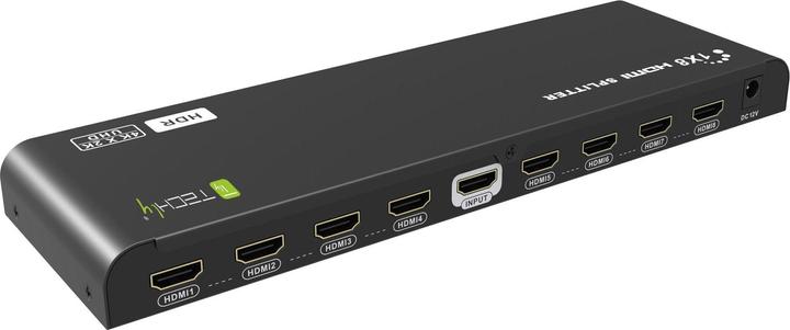 Actual product image EFB Elektronik Techly HDMI2.0 Splitter 4K 8 ways HDR
