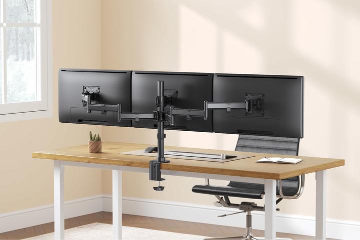 Immagine prodotto InLine Desktop per 3 monitor da 13" a 27" (23104B) (Tavolo, 27")