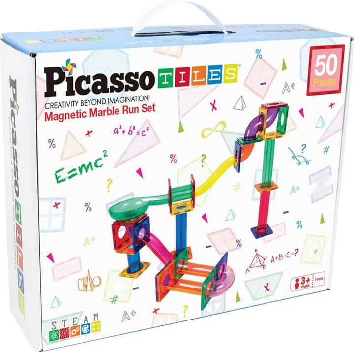 Produktbild PicassoTiles Picasso Tiles - Marble run set (50 pcs) (PTG50)