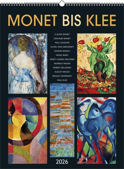 Produktbild Alpha Edition Monet bis Klee 2026 - Bild-Kalender 42x56 cm - Kunst-Kalender - Wand-Kalender - Malerei - Alpha (Deutsch)