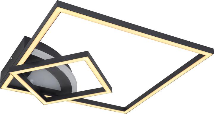Produktbild Globo Deckenlampe Metall schwarz, 1xLED, 67245-40