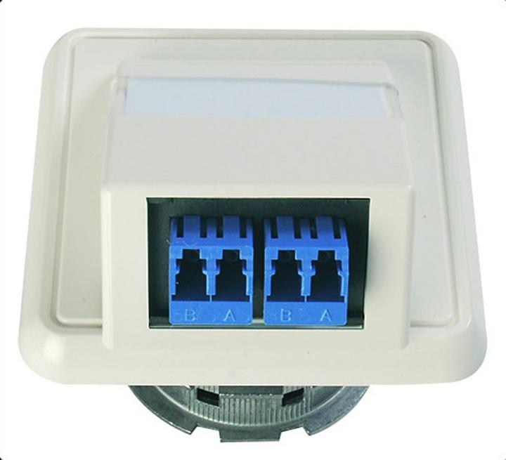 Produktbild Telegärtner LWL Anschlussdose OAD/S mit 2xLC Duplex, montiert