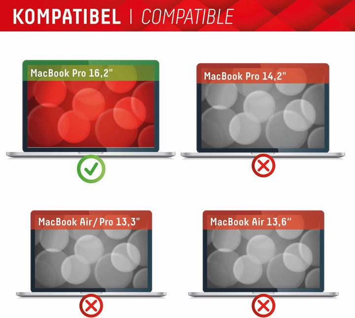 Actual product image Displex Privacy Safe, Laptop Blickschutzfilter (16.20", 16 : 10)