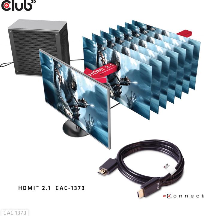 Actual product image Club 3D HDMI (Typ A) — HDMI (Typ A) (3 m, HDMI)