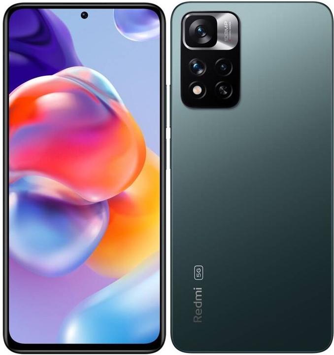 Produktbild Xiaomi Redmi Note 11 Pro+ 5G (256 GB, Forest Green, 6.67", Hybrid Dual SIM, 108 Mpx, 5G)