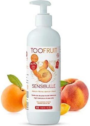 Actual product image Toofruit Sensibulle Peach & Apricot Children's Shower Gel 400ml (400 ml)