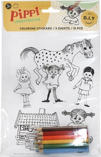 Produktbild Micki Pippi Langstrumpf: Sticker Set - D.I.Y