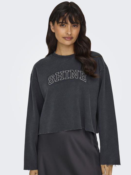 Actual product image Only Regular fit round neck sweatshirt Sweatshirt (XS)