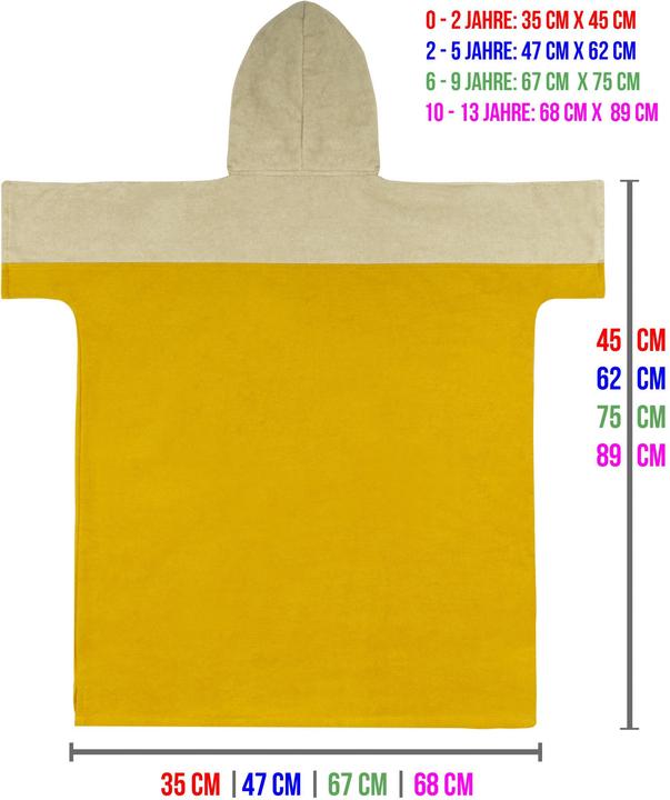 Produktbild Normani Kinder Badeponcho Puwai (2, 3, 4, 5)