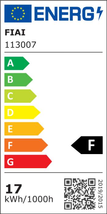 Energie-Label Isoled Systembeleuchtung (1500 lm)