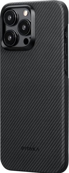 Actual product image Pitaka MagEZ Case 4 600D for iPhone 15 Pro Black/Grey Twill (Apple iPhone 15 Pro)