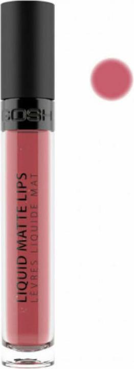 Actual product image Gosh Liquid Matte Lips 003 Nougat Fudge 4ml (003 Nougat fudge)