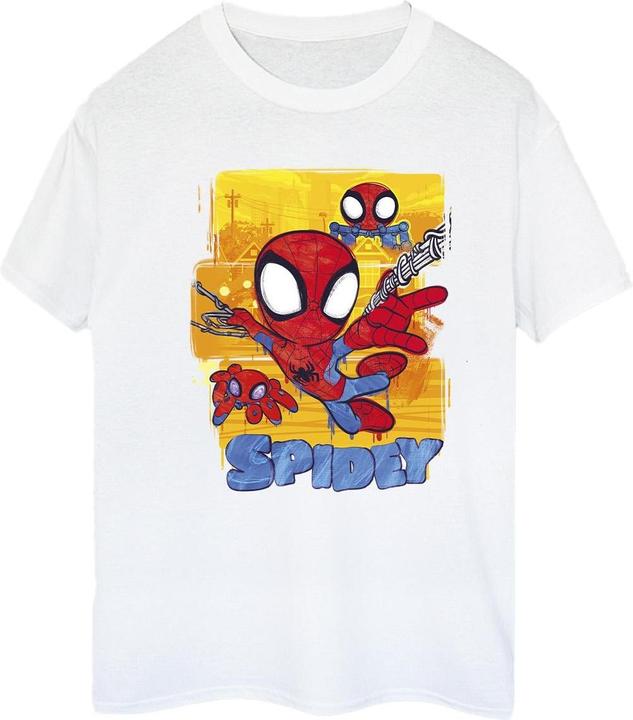 Spidey And His Amazing Friends Flying TShirt (L)