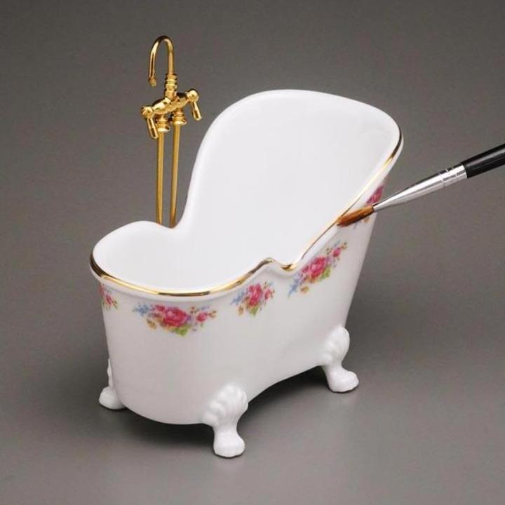 Produktbild Reutter 001.772/0 - Sitzbadewanne "Dresdner Rose", Miniatur
