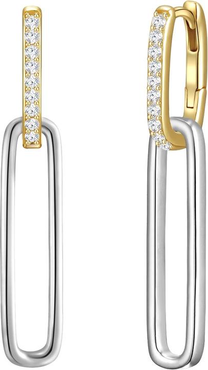 Immagine prodotto Glanzstücke München Donna argento sterling zirconia cubica argento/oro giallo - 29906 (Argento)