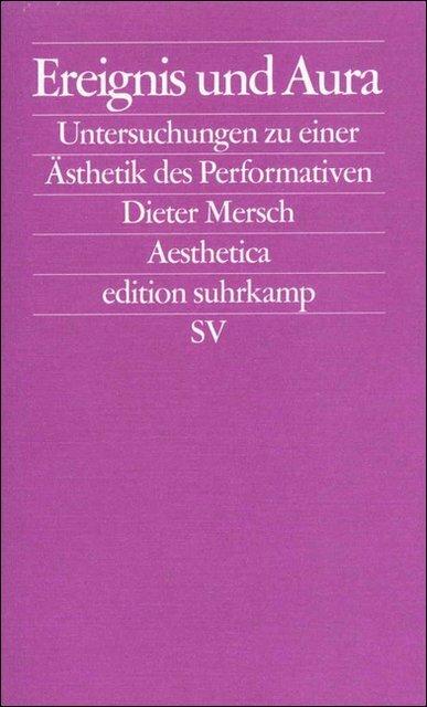 Produktbild Ereignis und Aura (Deutsch, Dieter Mersch, 2002)