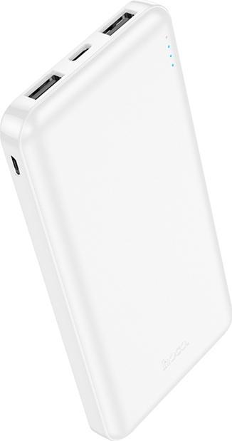 Actual product image Hoco J100 Powerbank 10000 mAh Weiss (10000 mAh, 37 Wh)