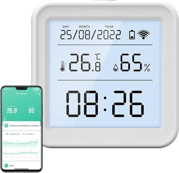 Actual product image Gosund Smart WiFi Temperatur- und Feuchtigkeitssensor S6