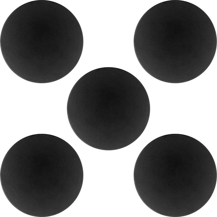 Produktbild JTI 5x Türstopper für Türgriffe - Schwarz (5 Stück, 5 x 5 cm)