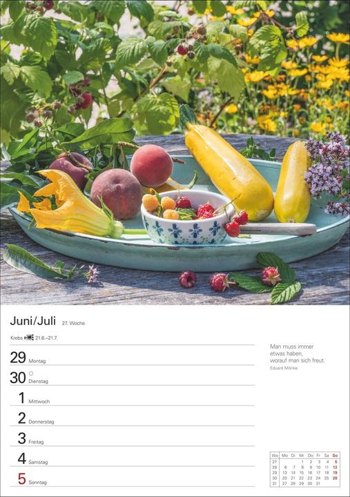 Produktbild Harenberg Küchenkalender Wochenplaner 2026 - 53 inspirierende Fotografien (Deutsch)