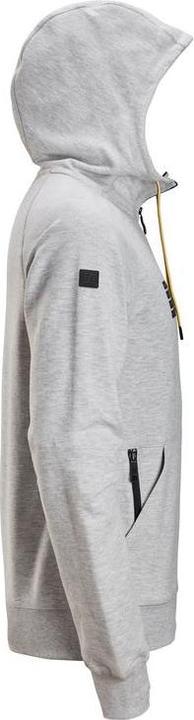 Actual product image Snickers Workwear 28952800008 Logo Full-Zip Hoodie Hellgrau XXL (XXL)
